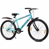 Leader Scout MTB 26T Bike Without Gear Single Speed for Men - SEA Green Black