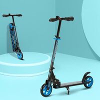 Amazon Brand - Jam & Honey- Kick Scooter for Kids Ages 6-13 Years (Blue)