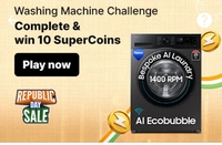 Flipkart -Washing Machine Challenge win 10 coins
