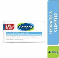 Cetaphil Cleansing Moisturizing Syndet Bar 4x100gm