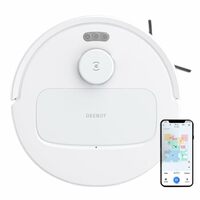 ECOVACS DEEBOT N30 White 2 in 1 Robot Vacuum Cleaner & Mop, 2025