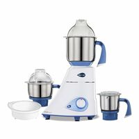 Preethi Diamond 750 Watt Mixer Grinder | 3 Jars & Flexi lid | 2yr Guarantee & Lifelong Free Service | FBT Motor