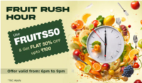 Jiomart - Flat 50% Off on Fruits Up To Rs. 100