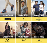 Upto 80% Off on Top Branded Fashion ( Levi's, Arrow, Us Polo, UCB and more )