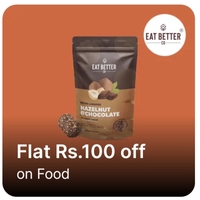 (Loot for All) Paytm x Instamart x Eat better Products - Get Flat 100rs off on 130 rs order of Eat Better Products on Swiggy Instamart...