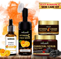 Phillauri Vitamin C Face Serum, Facewash, Toner, Moisturizer Full Skin Care (4 Items in the set)