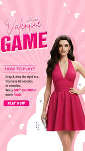 Clovia - Valentine Game [ Win a Gift COUPON of 500 ] 