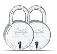 Flipkart Minutes - Link 65Mm New Round Key Lock Pack of 2(location specific)