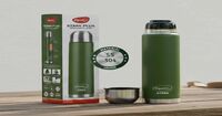 Pigeon Stark Plus SS Therminox Bottle (1L, Green/Red, Double Walled, Hot and Cold, Leak-Proof, 