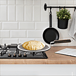 Kitchen Essentials KE Triply Honeycomb Tawa With Rosewood Handle - 26 cm, 1 pc(location specific)