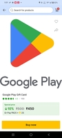 Google Play GV at 10% off extra 25 coin back