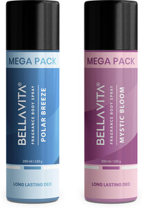 Bellavita  Polar Breeze & Mystic Bloom Deodorant Combo 
