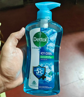 Dettol Icy Cool Body Wash Pump for Men Goodness 