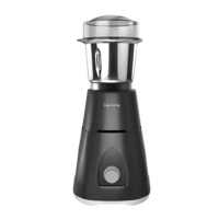 Lifelong Uno LX 350 Watt 1 Jar Mixer Grinder (Ergonomic Design, Grey)