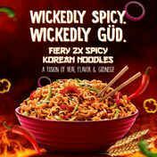 Zepto || Wickedgud Fiery 2X Spicy Korean Noodles - 80% off
