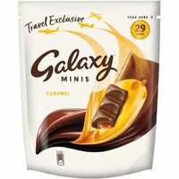 Galaxys Minis Caramel Milk Chocolate Travel Pack, 29 Bars, Travel Exclusive (From Egypt)