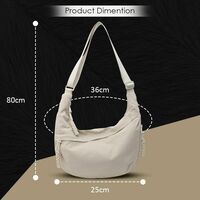 Lyrovo Travel Crossbody Crescent Bags for Women Over Shoulder Purse 