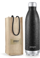 Pexpo Electro, Hot & Cold Water Bottle with Jute-bag, Leakproof (1750 ml) Steel Flask