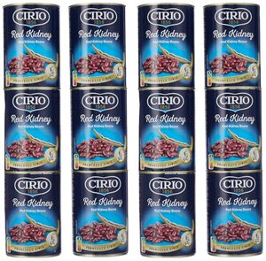 Cirio Red Kidney Beans, 14.11 oz ℮ 400 g, 12 Pack