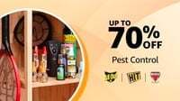 Amazon - Upto 70% on Pestcontrol - Insect Repellent and Nets