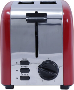 WONDERCHEF Pop Up 2 Slice Toaster Crimson Edge