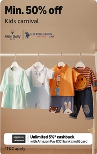 Amazon - Kids Carnival - Min 50% Off On Kids Apparels - Big Brands