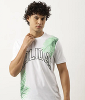 Lee Graphic Printed Round Neck Everyday Cotton T-shirt