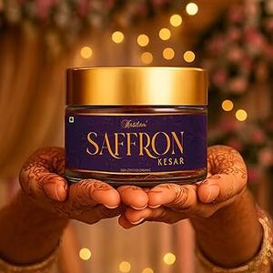 Hasitam (5gm) Pure Original Kashmiri Saffron/Kesar/Kumkuma Puvvu | Certified highest Grade A | Saffron for pregnant women, Pooja rituals & Food aroma 
