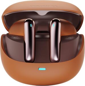 Fire-Boltt Newly Launched Aero Fit TWS Earbuds with Custom EQ, Bluetooth 5.4 Wireless Earphones, 50H Playtime, Fast Charging Case, 50ms Low Latency Gaming & Touch Controls Orange 