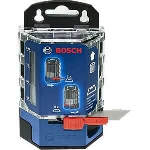 BOSCH Professional 50 Trapezoid Replacement Blades in Handy Dispenser, Compatible with All BOSCH Professional Standard Universal Knives