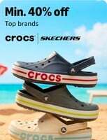 Amazon - Min 40% Off - Crocs - Sketchers - Puma & more