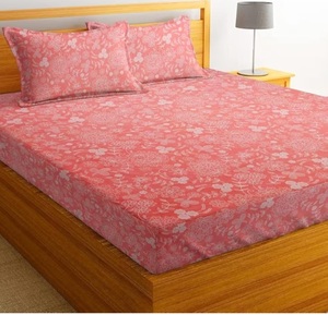 BSB HOME 100% Cotton Feel Flat Double Bedsheets with 2 King Size Pillow Covers [15% coupon]