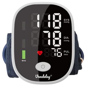 Vandelay (UK) BP900 Blood Pressure Monitor - Fully automatic BP Machine (Black)