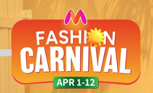 upcoming Myntra Fashion Carnival up to 80 % 0ff,10 % discount on Axis Cards