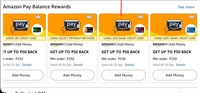 Amazon: Add money using different Credit cards get upto ₹50 (SBI, AXIS, HDFC) on min order of ₹250