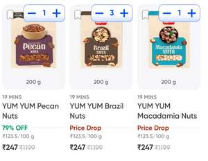 YUM YUM Brazil Nuts Upto 80% off 