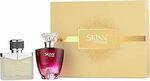Skinn by Titan Raw and Celeste Perfumes for Men and Women, 50ml (Pack of 2) 
