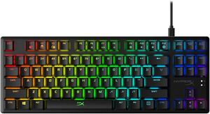 HyperX Hx-Kb7Blx-Us Alloy Origins Core USB-C Ten Key Less Mechanical Gaming Keyboard Software Controlled RGB LED Backlit Light and Macro Customization Clicky Switch (Black)  | HyperX Reviews &amp