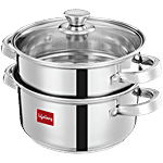Lifelong 2 Tier Stainless Steel Steamer (location specific)