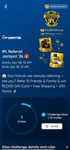 Free 2000 Shopping On 10 Referrals