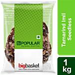 bb Popular Tamarind/Puli - Seedless, 1 kg Pouch 
