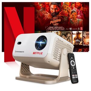 [Netflix Official License] Crossbeats Lumex Flix Projector 4k Ultra HD [BOB Card]