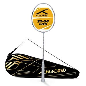 Hundred T-Fusion 300 Unstrung Badminton Racket with Full Cover