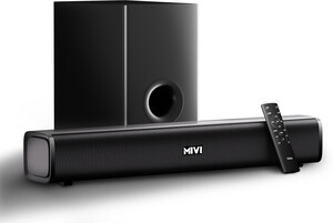 Mivi Fort Sonic 150 Soundbar, 2.1 Channel, Multi-Input & EQ Modes, BT v5.3 150 W Bluetooth Soundbar