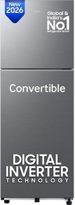 Samsung 236 L, 3 Star, Convertible, Digital Inverter Frost Free Double Door Refrigerator [Axis bank cc]
