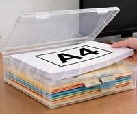 A4 Size clear file storage