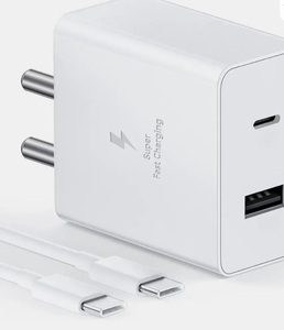 MAK 45 W PD 3 A Wall Charger for Mobile with Detachable Cable (White, Cable Included)