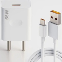 SB 65 W SuperVOOC 6 A Wall Charger for Mobile with Detachable Cable (White, Cable Included)