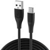 Portronics Silklink 3A USB A to Type C Fast Charging & Data Sync cable 