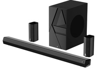 Boat Aavante Bar 3600/3500, 500W Signature Sound,5.1CH, Wall Mountable Design, Bass & Treble with Master Remote Control, Bluetooth Sound Bar, Home Theatre Soundbar Speaker (Premium Black)